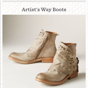 Sundance Artists AS98 soft leather boots boho sage